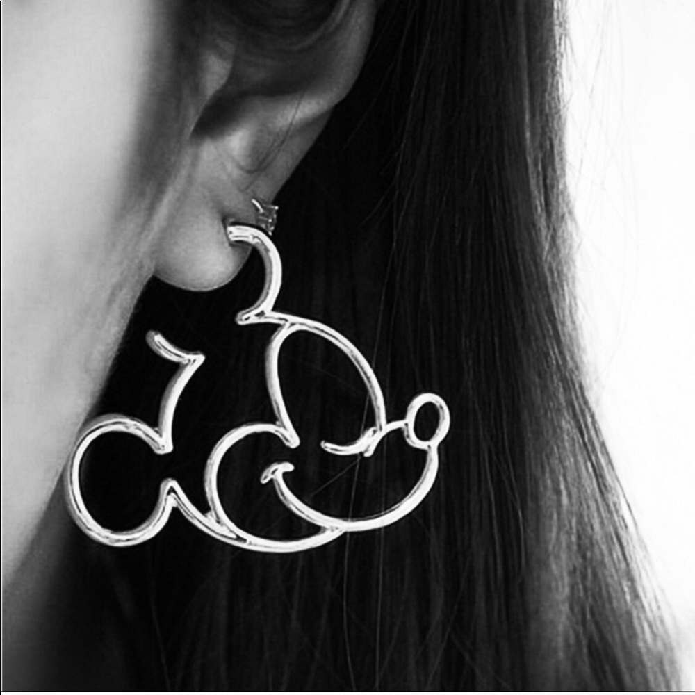 Mickey Mouse Hoop Earrings